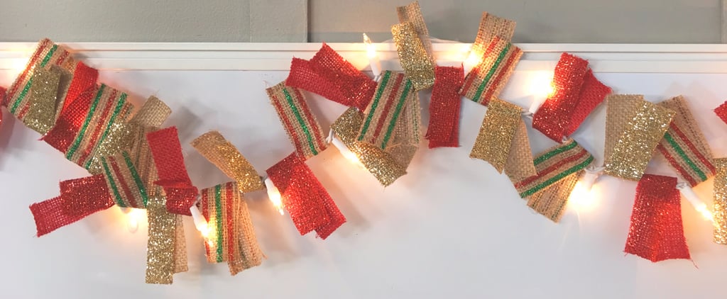 DIY Christmas Light Garland