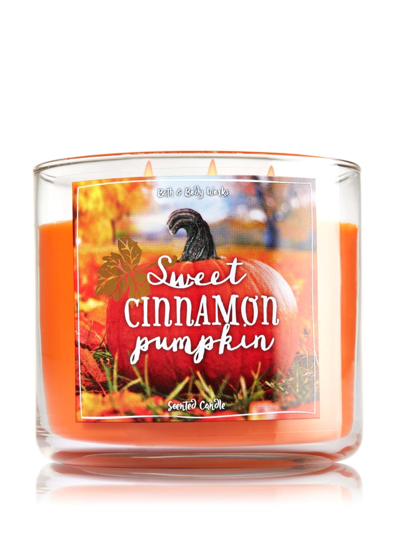 Bath & Body Works Scented 3-Wick Candle in Sweet Cinnamon Pumpkin