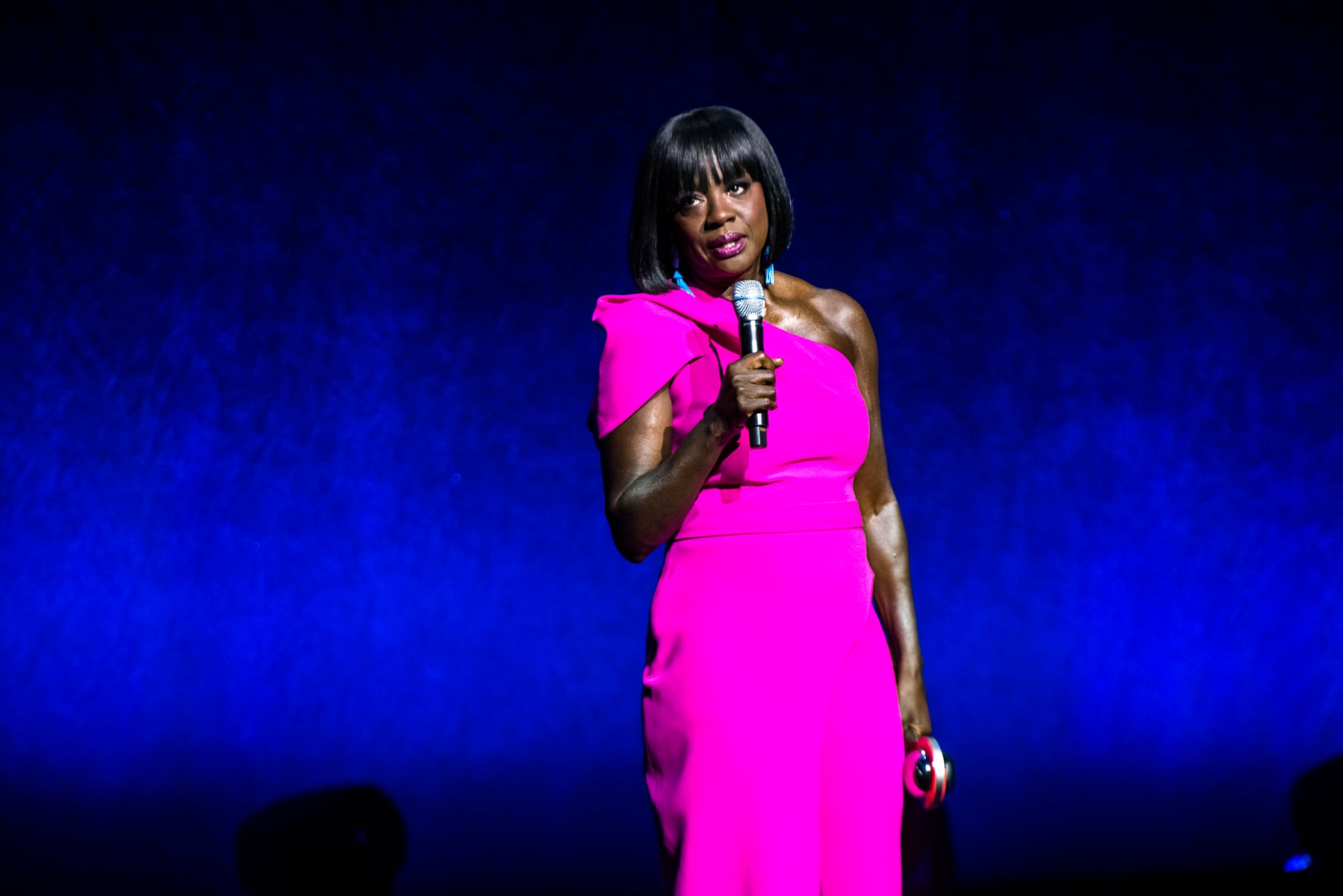 LAS VEGAS, NEVADA - APRIL 25: Actress Viola Davis receives the Cinemacon Trailblazer of the Year award at the CinemaCon opening night and Sony Pictures Entertainment presentation during CinemaCon 2022 at Caesars Palace on April 25, 2022 in Las Vegas, Nevada. (Photo by Greg Doherty/Getty Images)