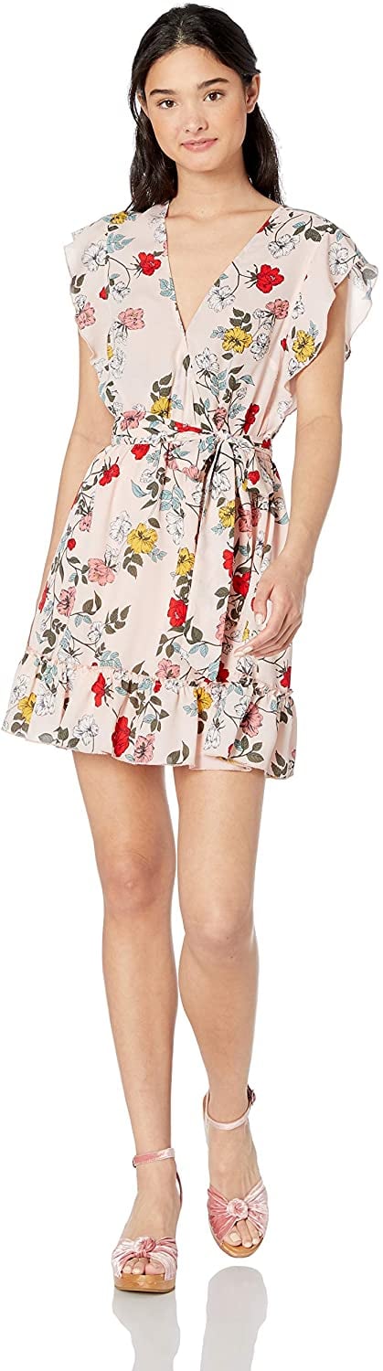 wrap dress with shorts