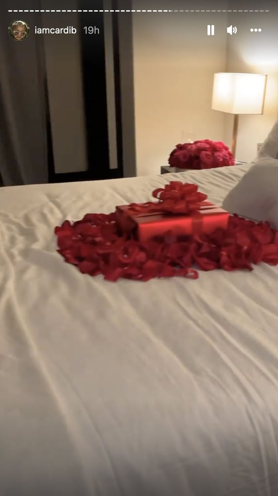 Offset Surprises Cardi B With Valentine's Day Extravaganza POPSUGAR