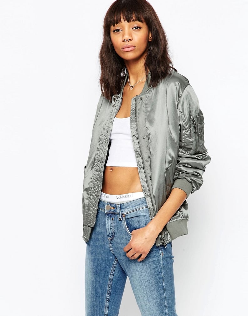 A Silky Bomber For Casual Outings With the Family