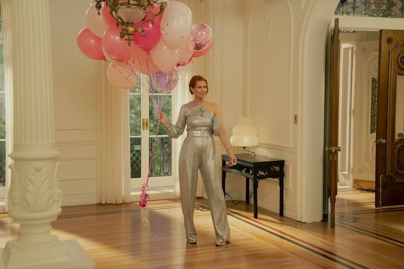 Miranda Hobbes's Silver Jumpsuit on "And Just Like That" Season 3, Episode 7