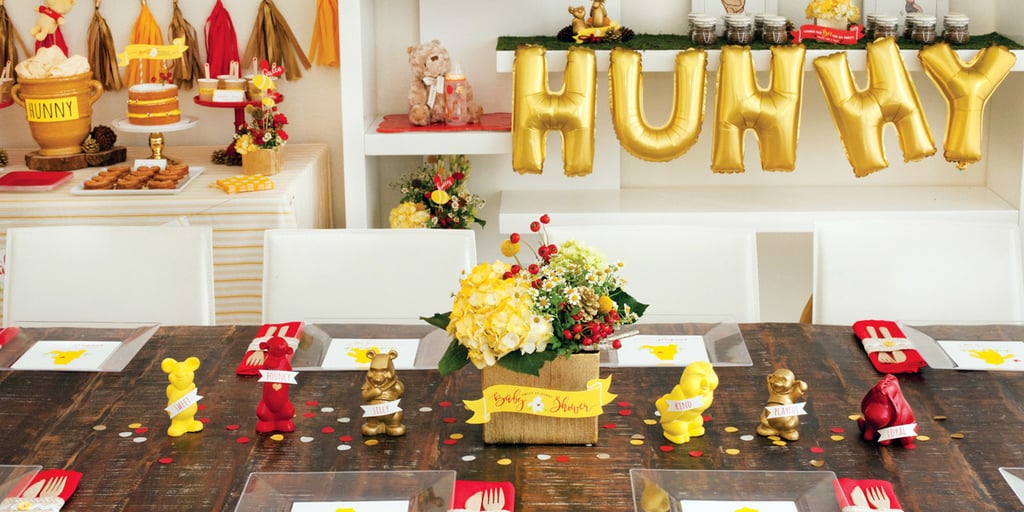 Pretty Winnie the Pooh Baby Shower Ideas