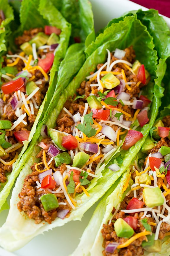 Romaine Lettuce Boats Cutting Carbs Is Easy When You Use Leaves As Wraps Popsugar Fitness Photo 2