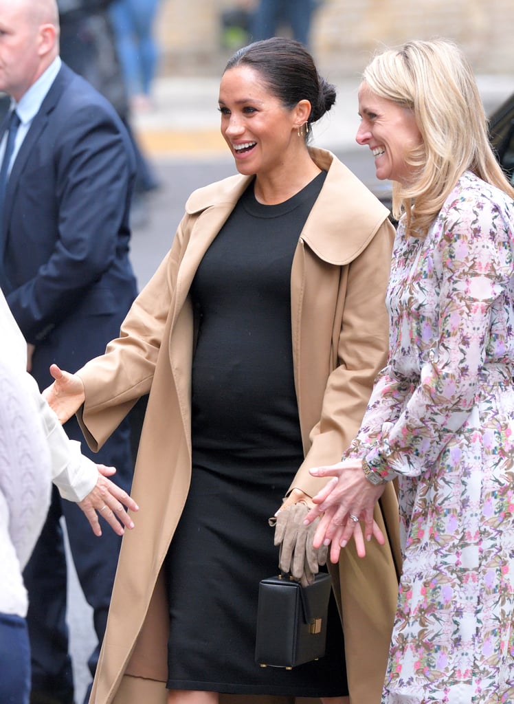 Meghan Markle Black Victoria Beckham Handbag January 2019