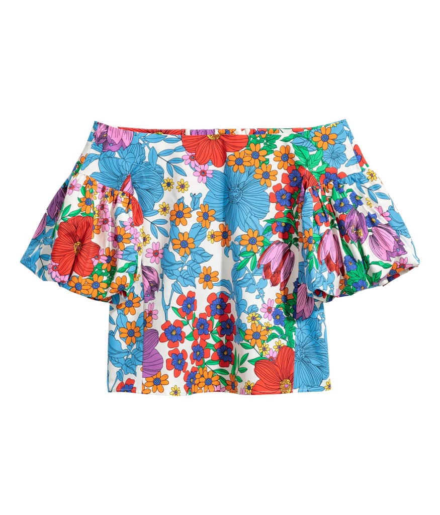 For a low-commitment take on the trend, try this H&M Off-the-Shoulder Blouse ($25).