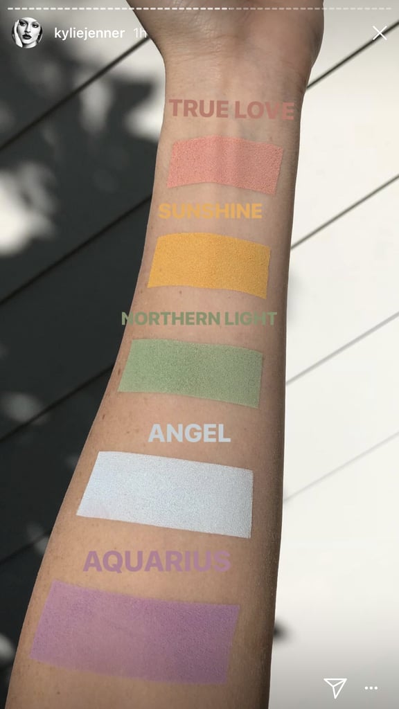 Kylie Jenner Weather Collection Swatches