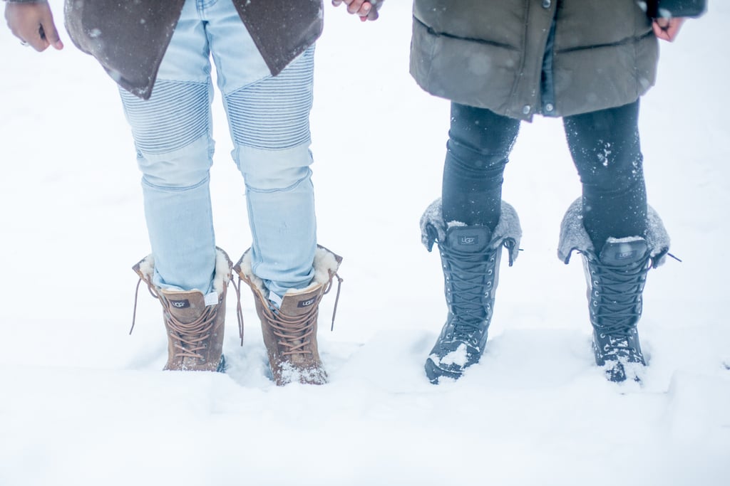 Snowy Engagement Shoot in New York