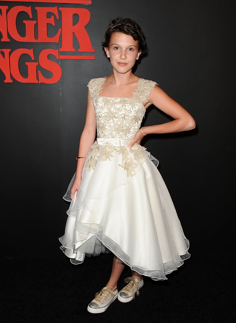 Mille Bobby Brown at the 2016 LA Premiere of "Stranger Things"