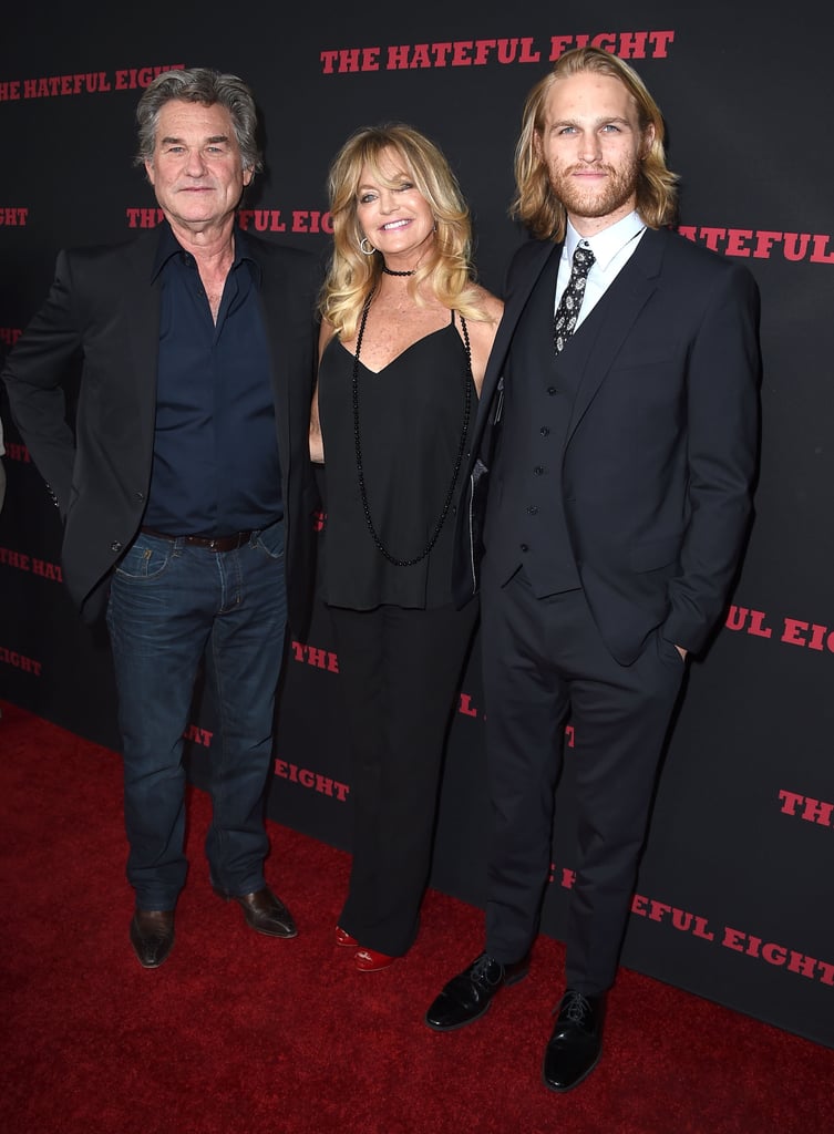 Kurt Russell and Goldie Hawn on Hateful Eight Red Carpet