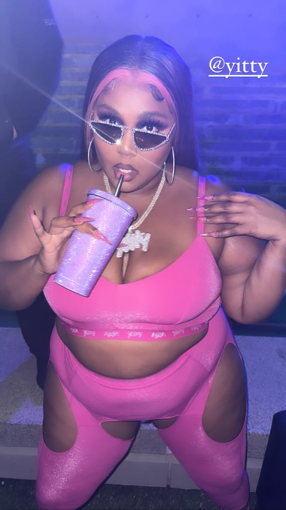 Lizzo Wears Pink Yitty Leggings to 21 Savage's Birthday