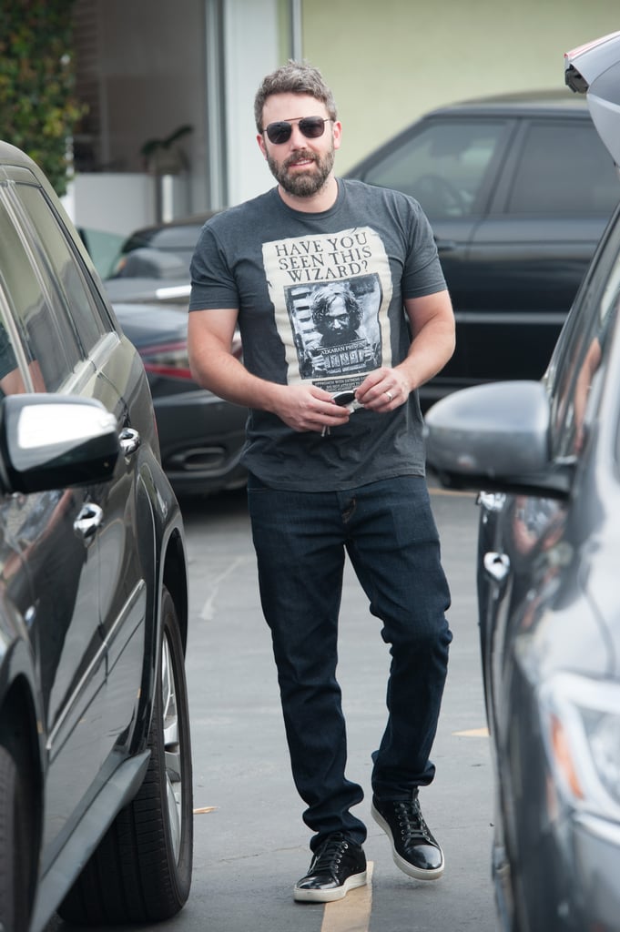 Ben Affleck Smiling After Disney World Vacation