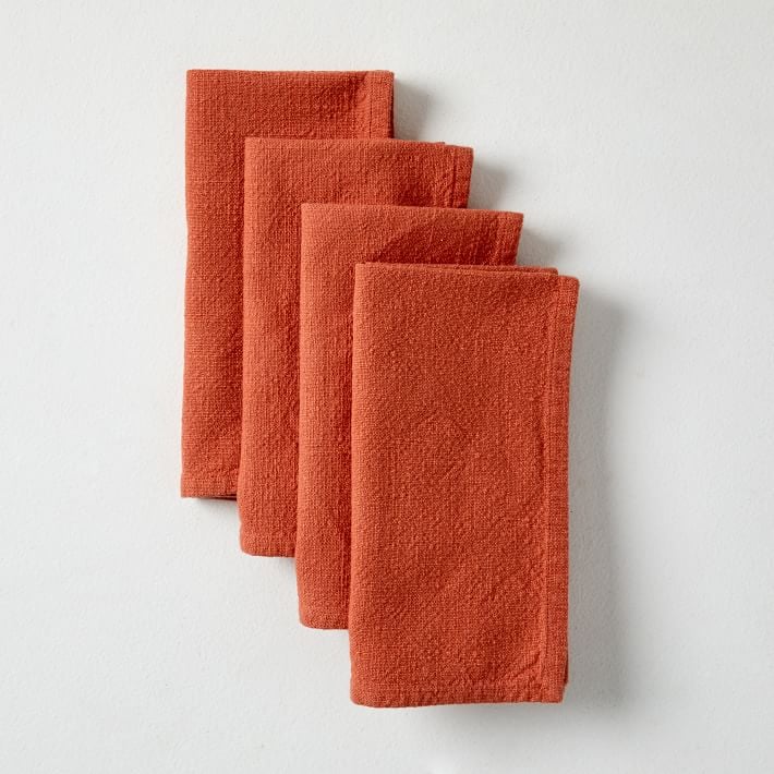 Pretty and Eco Conscious: West Elm Textured Cotton Napkins
