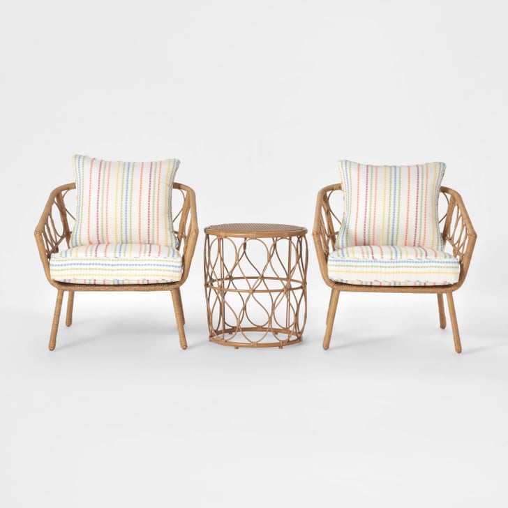 Britanna 3Piece Patio Chat Set Target Memorial Day Outdoor Furniture Sale 2019 POPSUGAR
