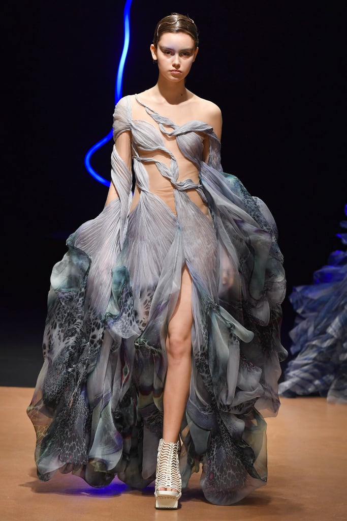 Christina's Iris van Herpen Gown on the Runway