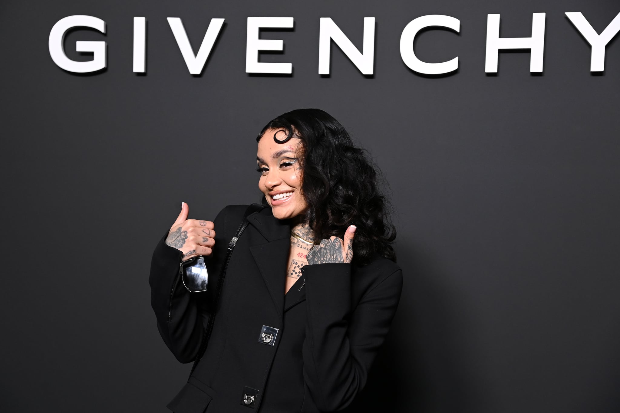 PARIS, FRANCE - MARCH 06: (EDITORIAL USE ONLY - For Non-Editorial use please seek approval from Fashion House) Kehlani attends the Givenchy Womenswear Fall/Winter 2022/2023 show as part of Paris Fashion Week on March 06, 2022 in Paris, France. (Photo by Pascal Le Segretain/Getty Images)