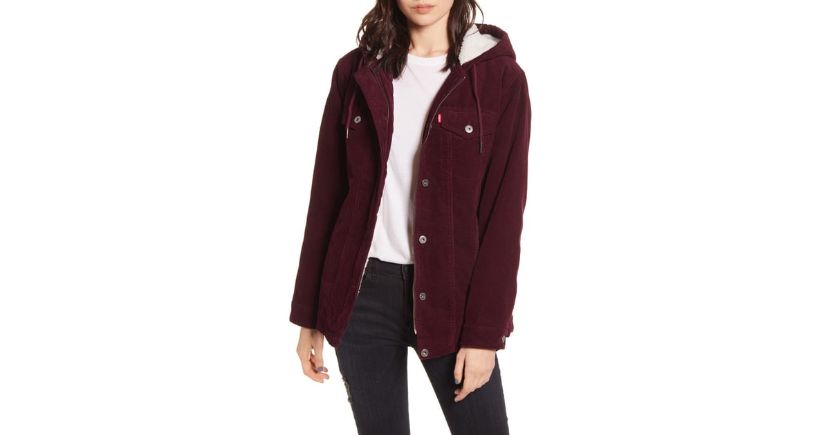 Levi's Hooded Corduroy Trucker Jacket 