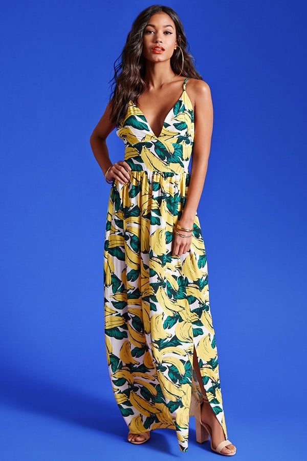 banana maxi dress