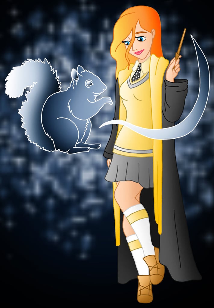 Giselle As Hufflepuff Disney Harry Potter Fan Art Popsugar Love