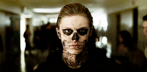When Tate Rocks Skeleton Makeup Like Nobody's Business