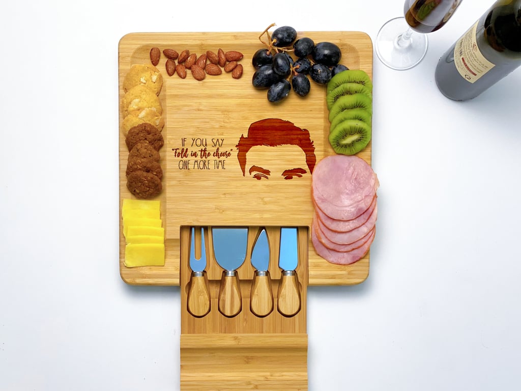 Fold in the Cheese Schitt's Creek Bamboo Cheese Board