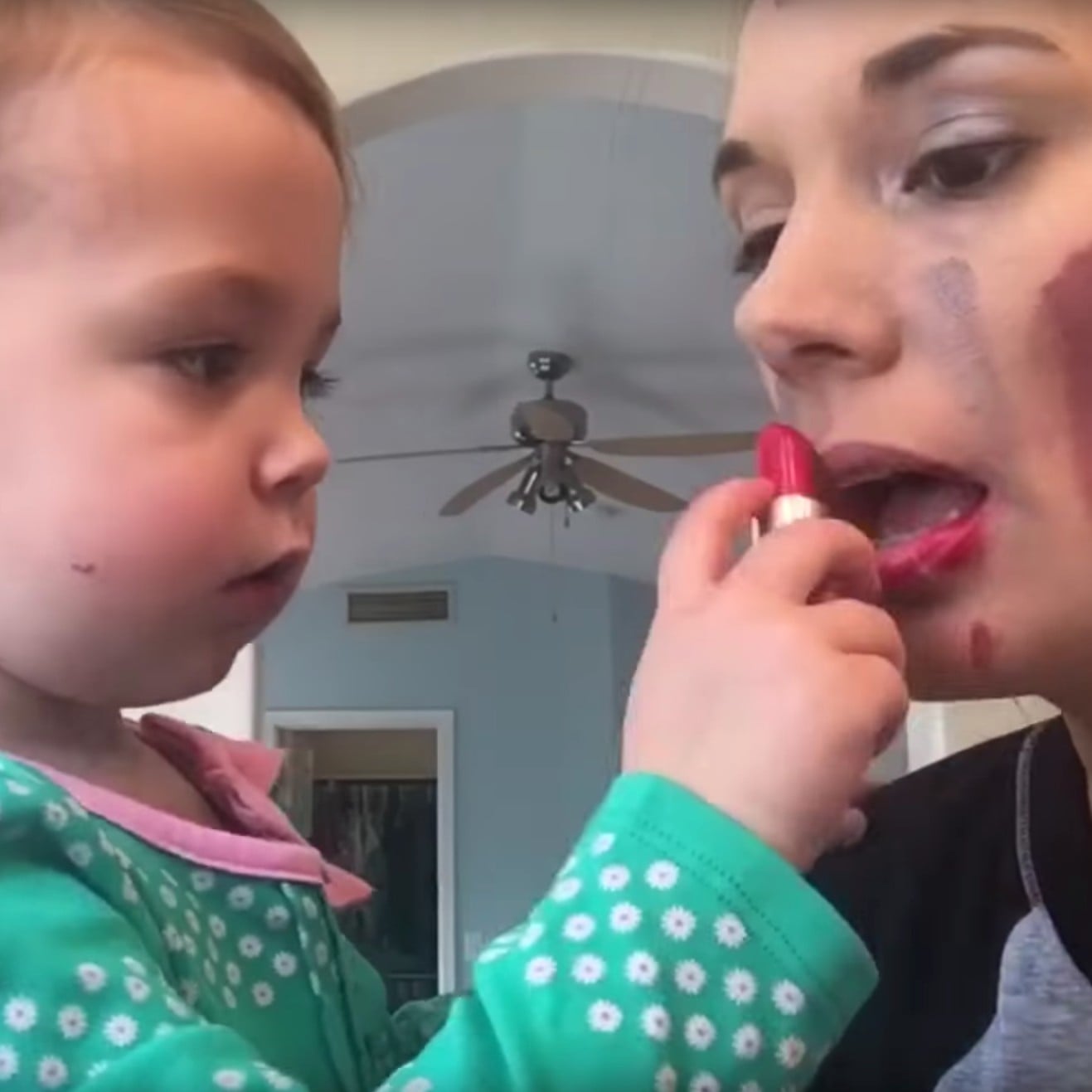 Baby Makeup Tutorial Funny Video | POPSUGAR Middle East Family