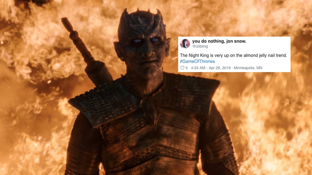 Twitter Reactions About Game of Thrones Night King Nails