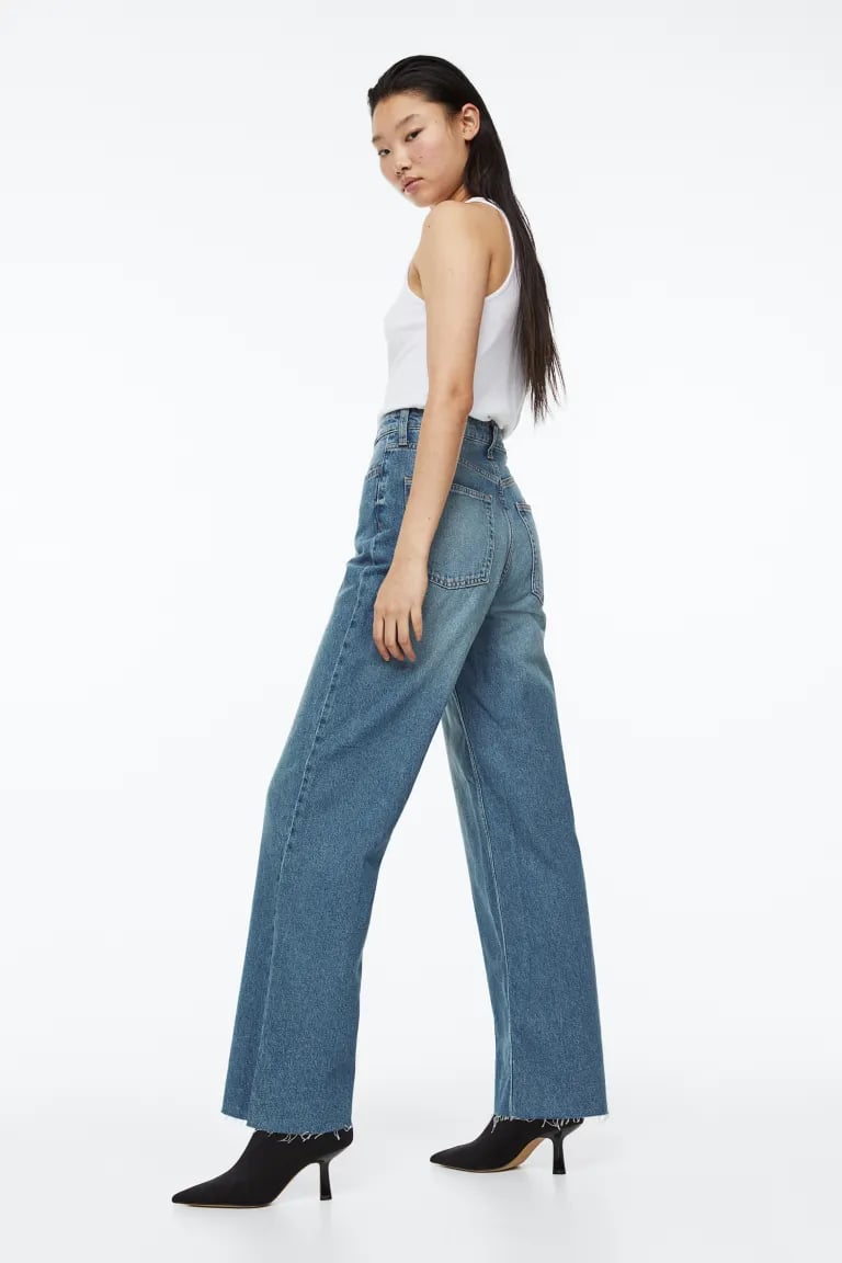 A Leggy Look: H&M Wide Ultra High Jeans