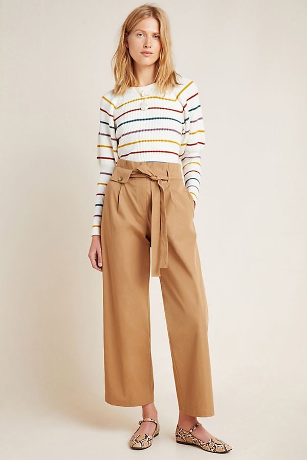 Mariela Poplin Wide-Leg Pants