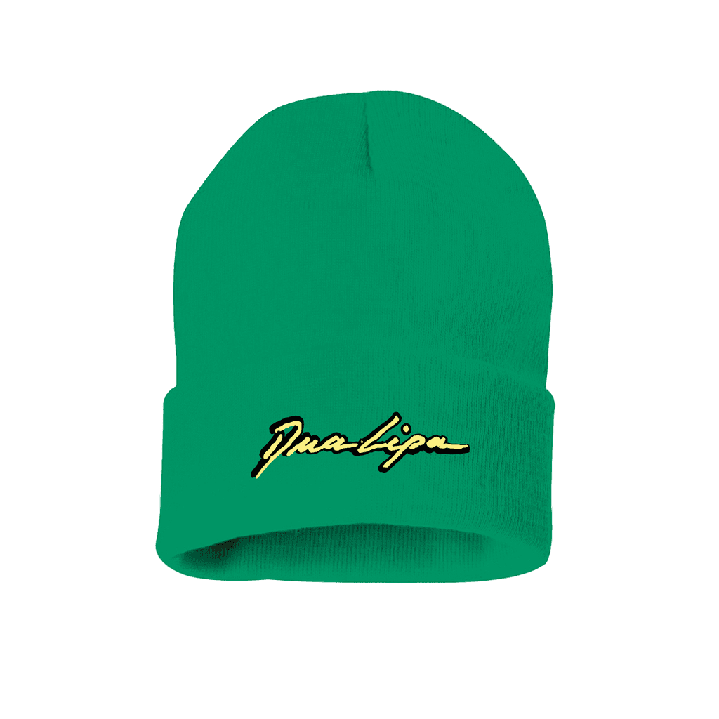 Dua Lipa Green Beanie | Catch Me 