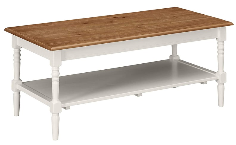 Ravenna Home Amber Farmhouse Shelf Coffee Table