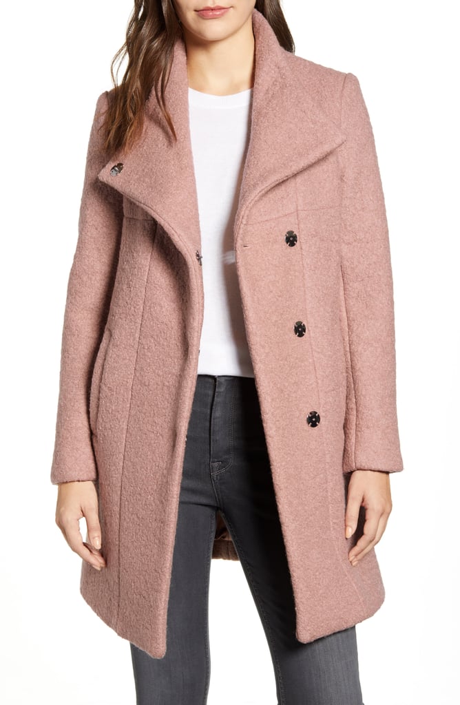 kenneth cole wool blend coat