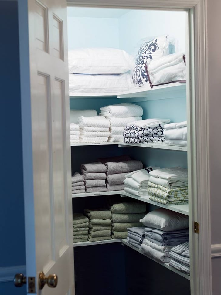 Keep Bedding Sets Together How to Organize a Linen Closet POPSUGAR