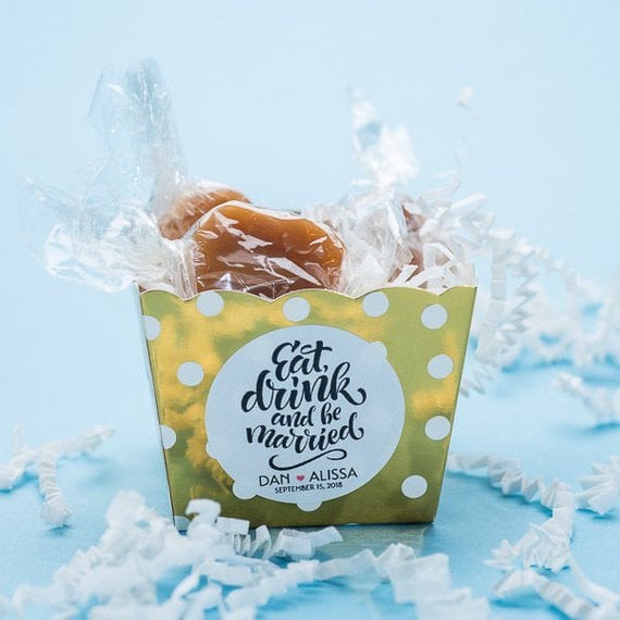 Caramel Wedding Favors Wedding Favors Under 5 POPSUGAR Smart