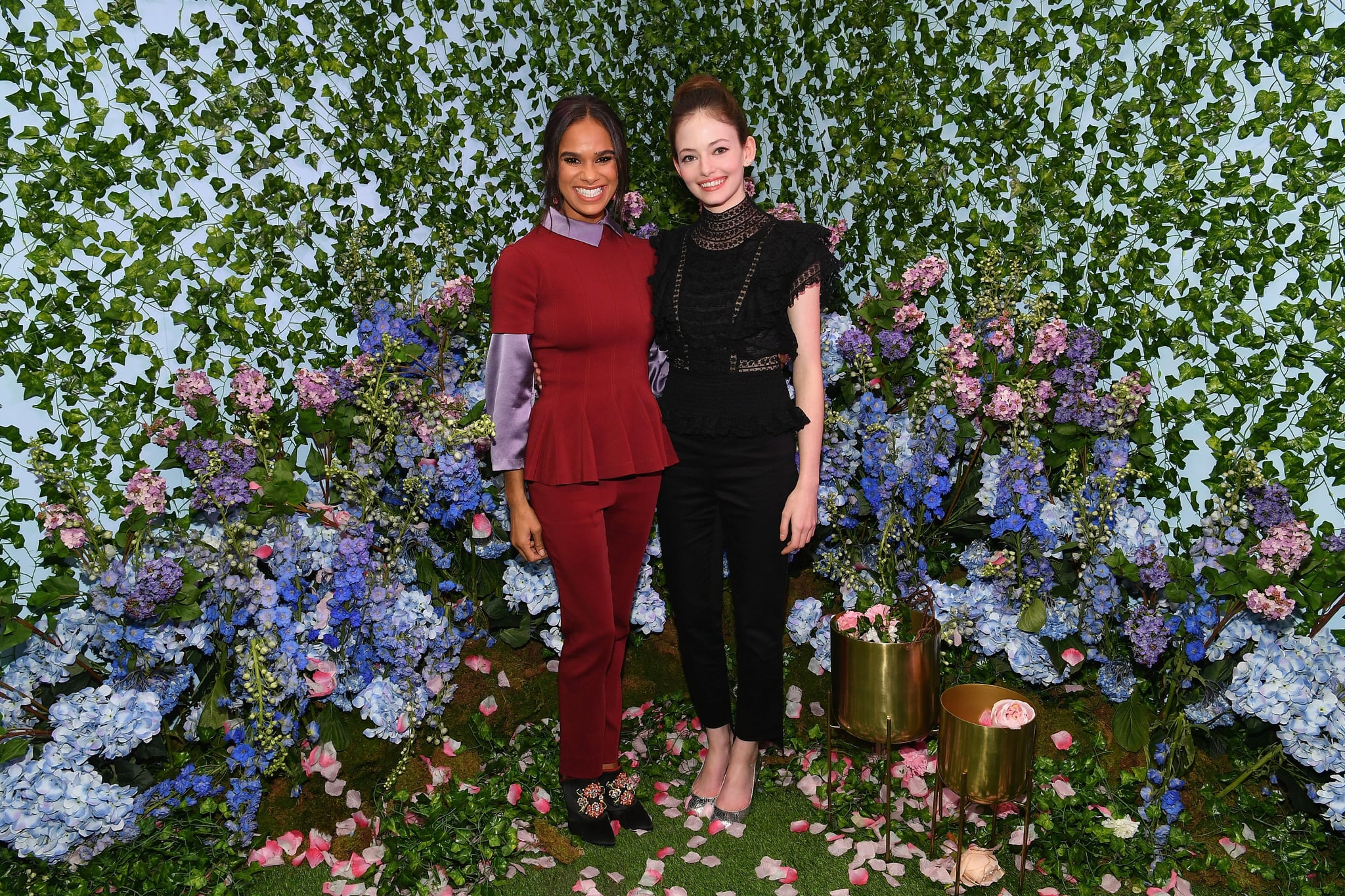 NEW YORK, NY - OCTOBER 22:  Misty Copeland (L) and Mackenzie Foy attend the Disney and POPSUGAR celebration of 'The Nutcracker and the Four Realms' with the film's stars Mackenzie Foy and Misty Copeland at an immersive activation, Journey Into The Four Realms, at The Oculus at Westfield World Trade Center on October 22, 2018 in New York City, United States.  (Photo by Dia Dipasupil/Getty Images for Disney Studios)