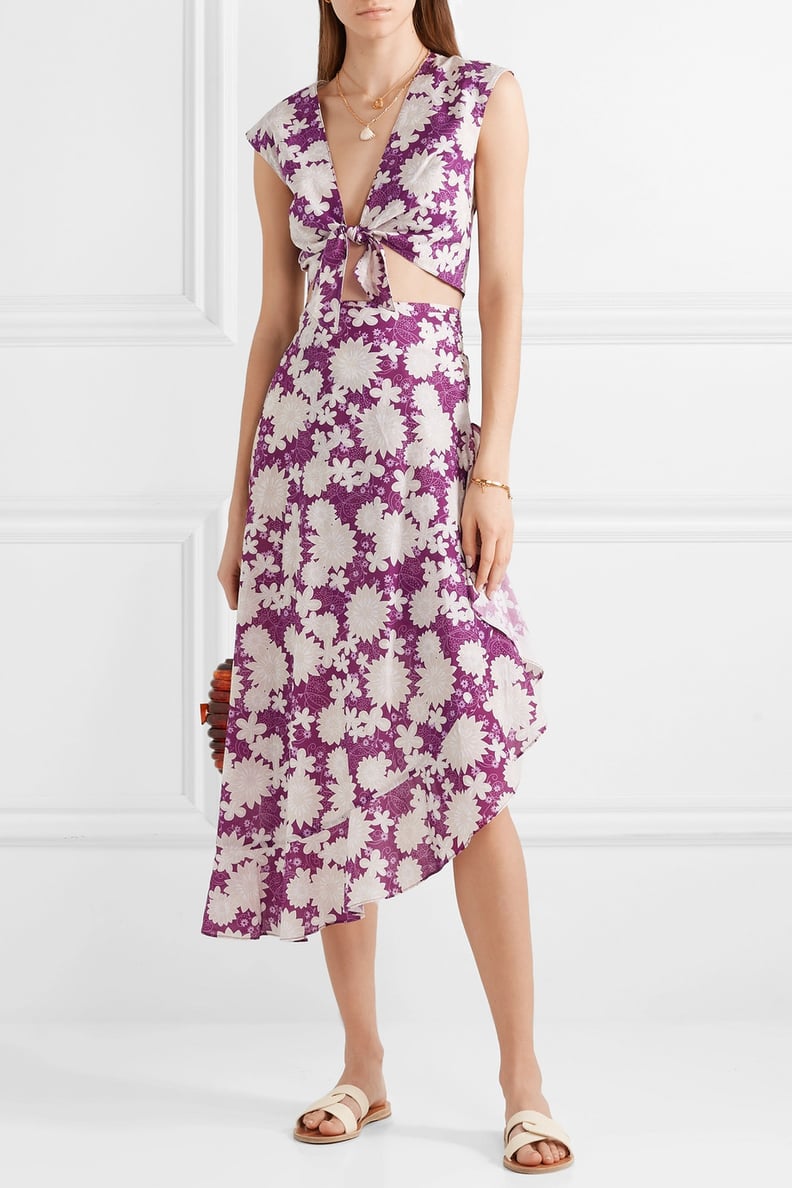 Miguelina Liviona Ruffled Floral-Print Set