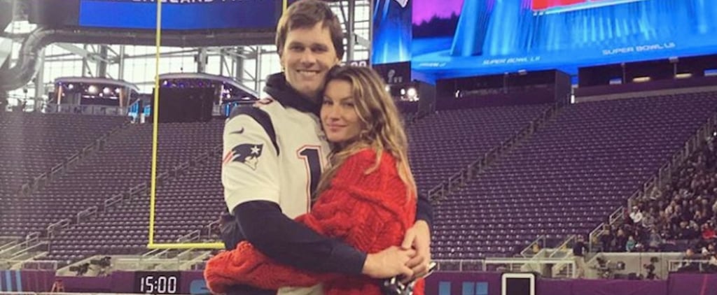 Gisele Bundchen Buckle Boots at the Super Bowl 2018