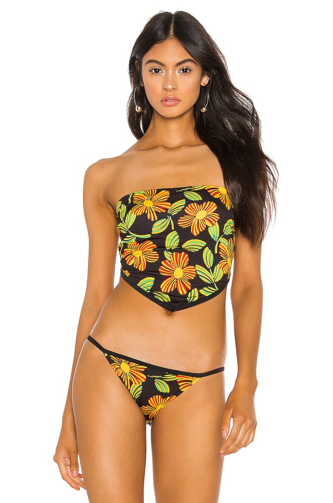 Solid & Striped Bianca Bikini Top in Mod Floral