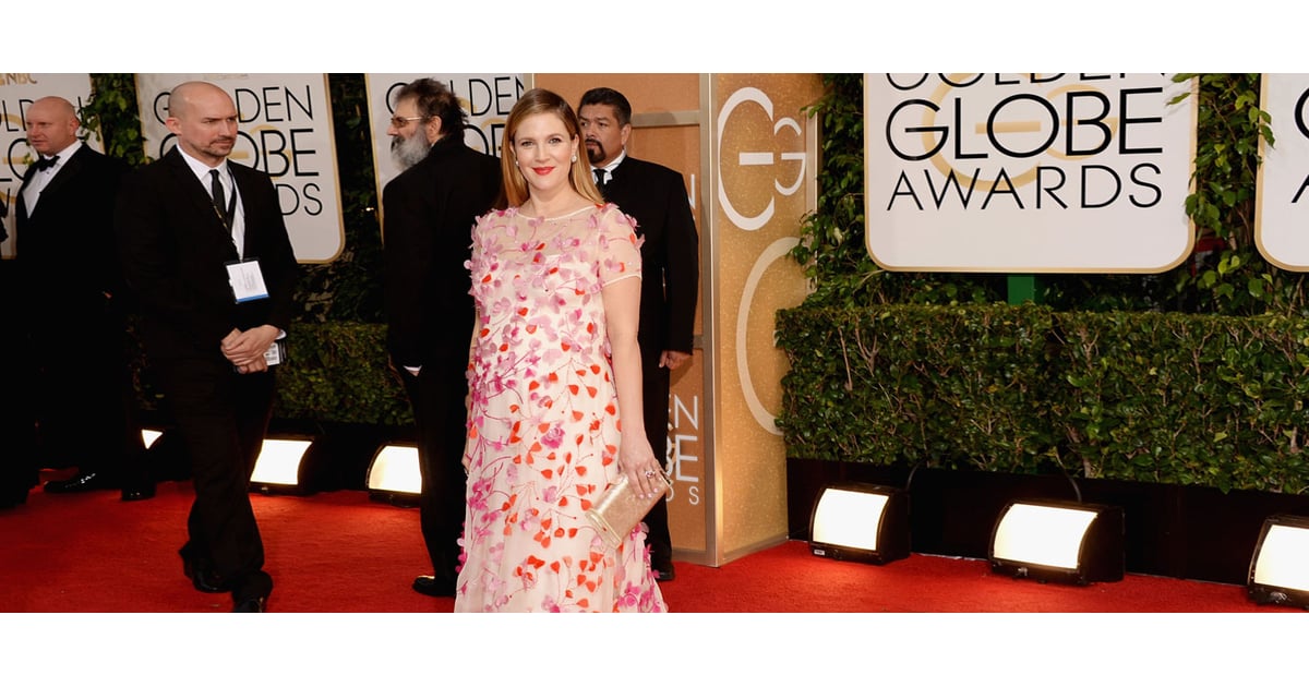 drew barrymore golden globes dress 75 Years of Stars - Drew Barrymore, from Cute Girl to Power Woman