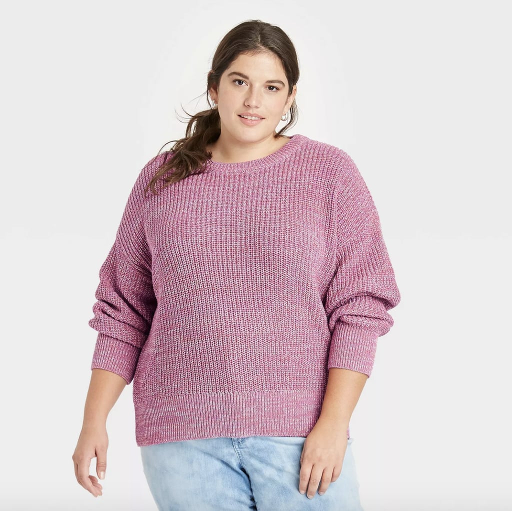 A Versatile Crewneck: Universal Thread Crewneck Textured Pullover Sweater