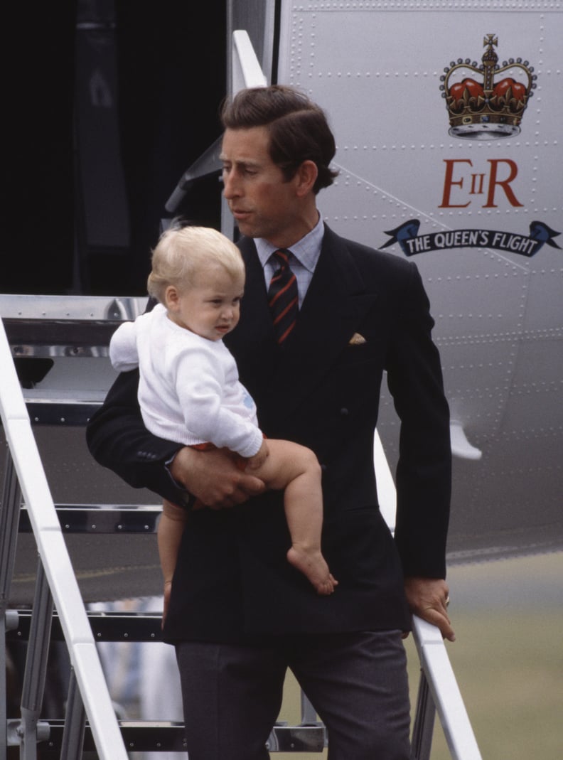 Prince William Traveling With Dad
