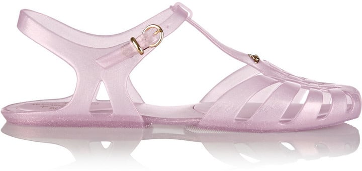 Vivienne Westwood Anglomania + Melissa Aranha Hits Glittered Rubber Sandals ($125)