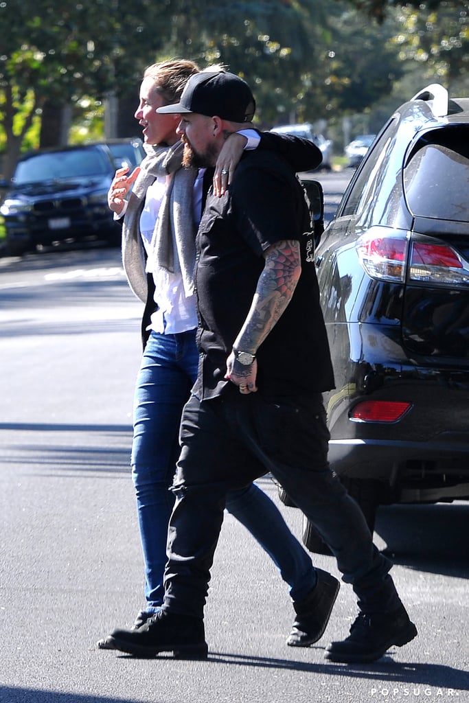 Cameron Diaz and Benji Madden PDA May 2015