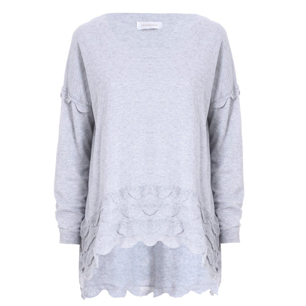 Zimmermann Scalloped Sweatshirt