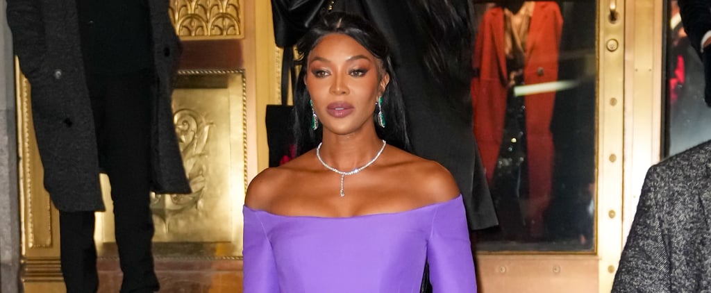 Naomi Campbell's Purple Valentino Dress | Photos