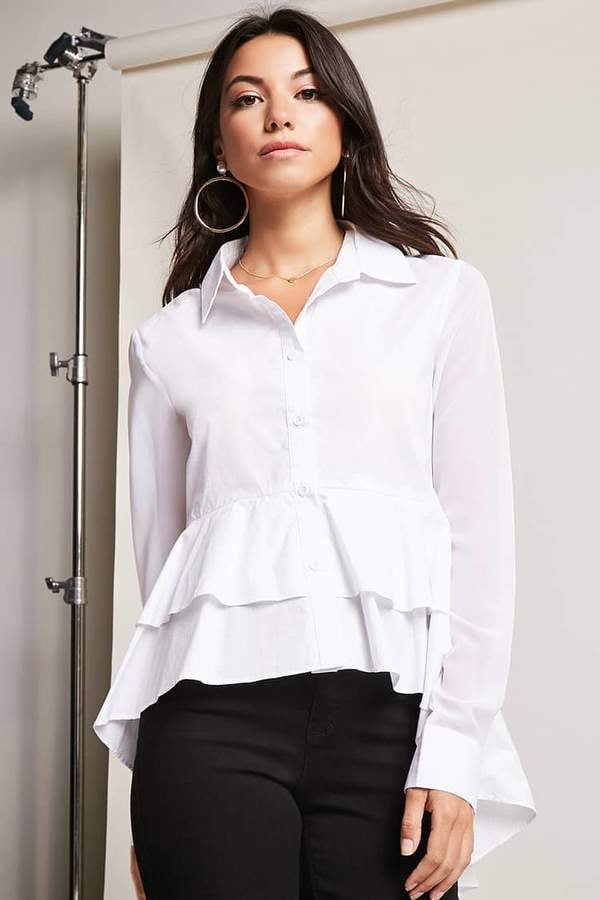 Forever 21 ETA Tiered Ruffle High-Low 