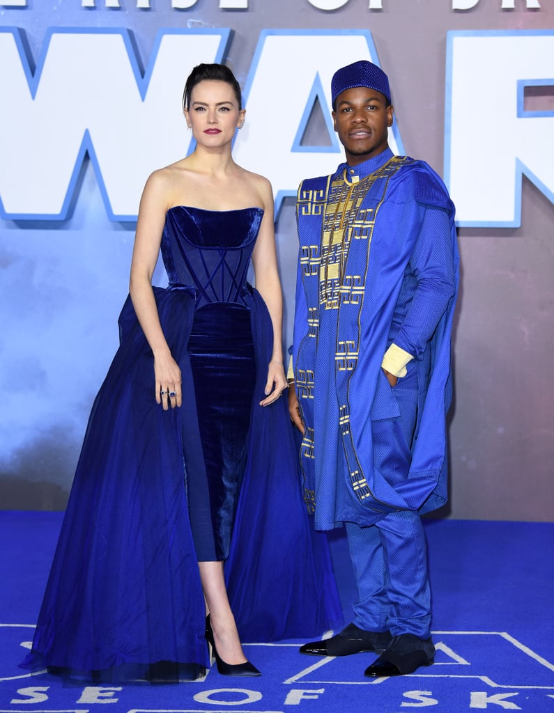 Daisy Ridley and John Boyega at the London Premiere For Star Wars: The Rise of Skywalker