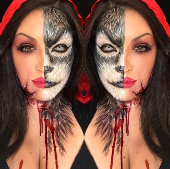 Split-Face Halloween Makeup Ideas | Natalie Costello