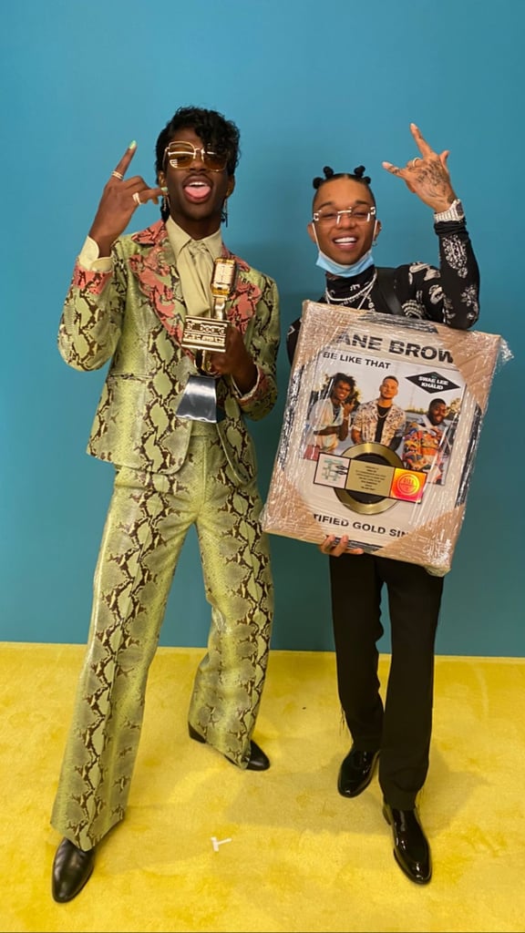 Lil Nas X's Snakeskin Suit at Billboard Music Awards 2020